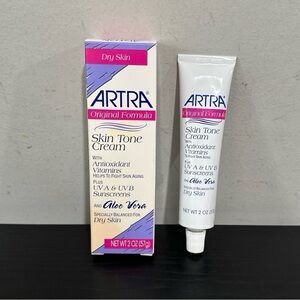 [ 1 Tube ] ARTRA Original Formula Skin Tone Cream for Dry Skin 2 Oz